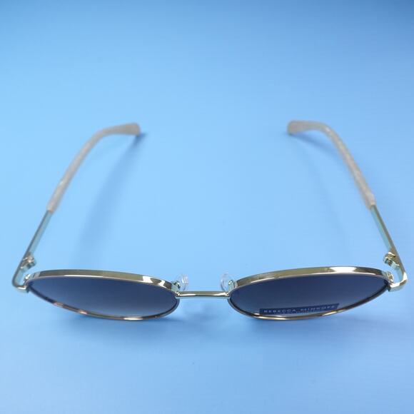 Rebecca Minkoff Sunglasses Evangelyne Gold Frame & Pearl Arms 100% UV Protection main image 10